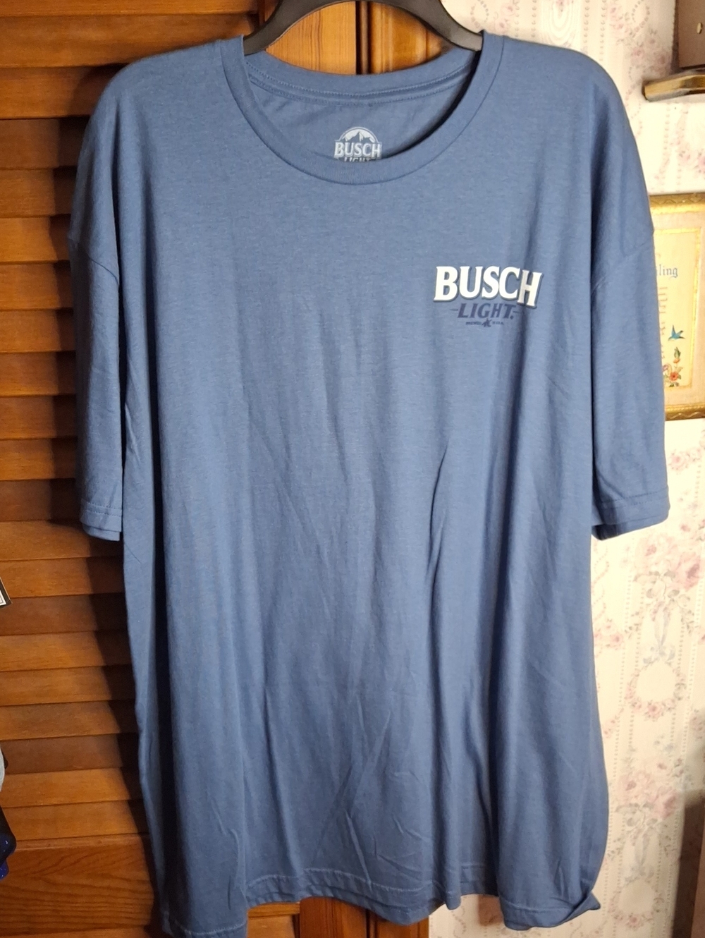 Busch Light Blue Logo T-Shirt XXL (Unisex) NWT